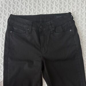 All Saints Women's Jet Black Skinny Jeans